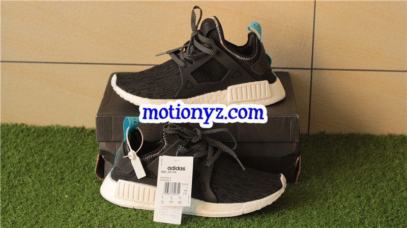 Adidas NMD Runner Pk XR1 Black Grey Mottled Real Boost